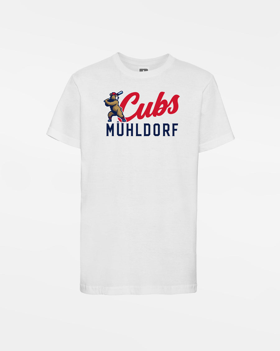Russell Kids Basic T-Shirt "Mühldorf Cubs", Primary Logo, weiss-DIAMOND PRIDE
