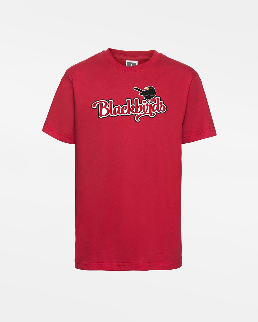 Russell Kids Basic T-Shirt "Wolfsburg Blackbirds", Bird, rot-DIAMOND PRIDE