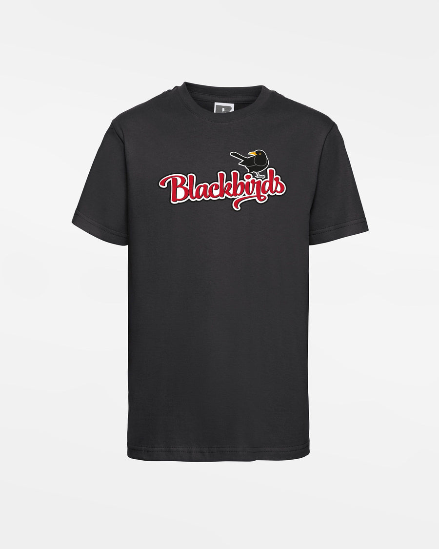 Russell Kids Basic T-Shirt "Wolfsburg Blackbirds", Bird, schwarz-DIAMOND PRIDE