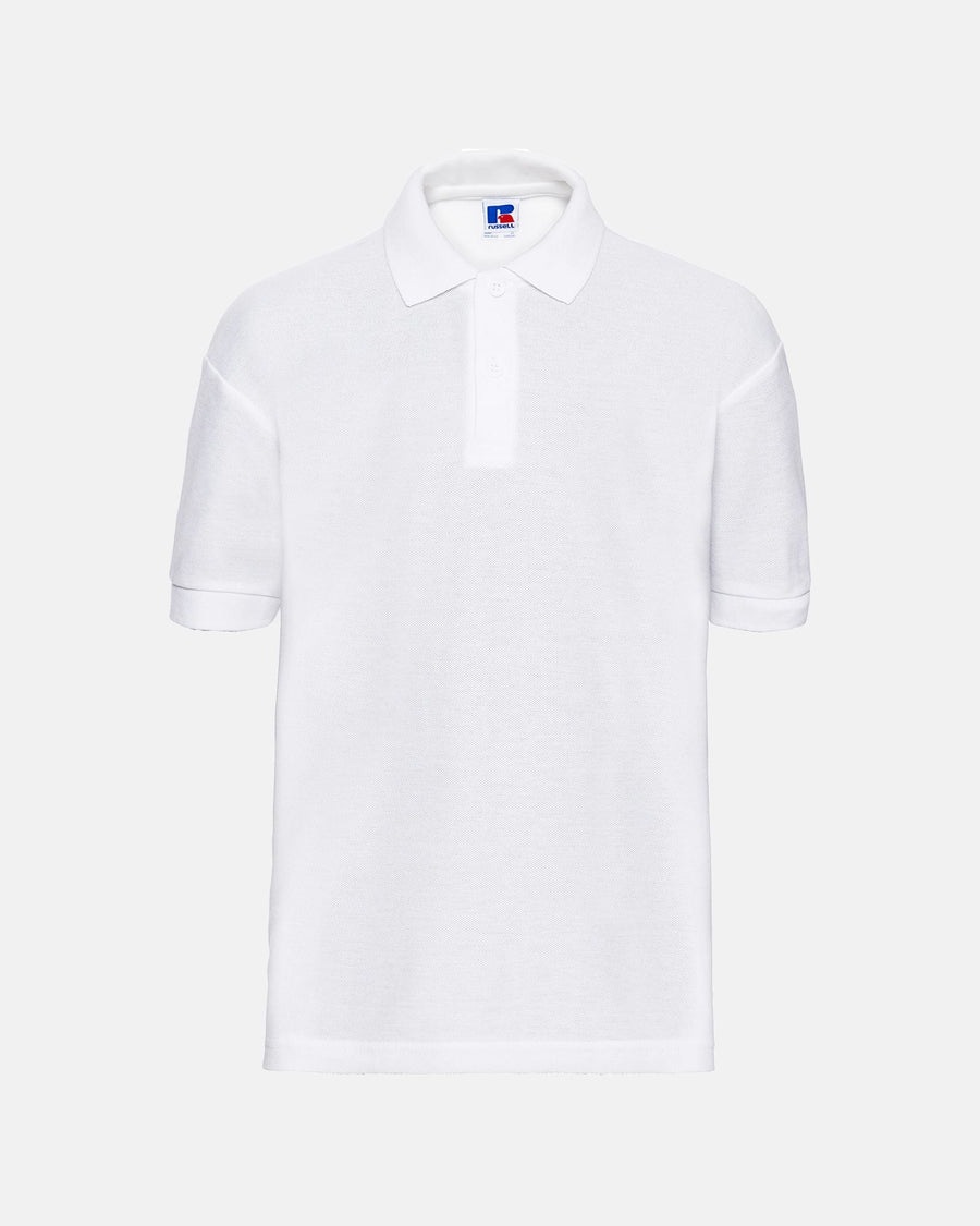 Russell Kids Polo-Shirt, weiss-DIAMOND PRIDE