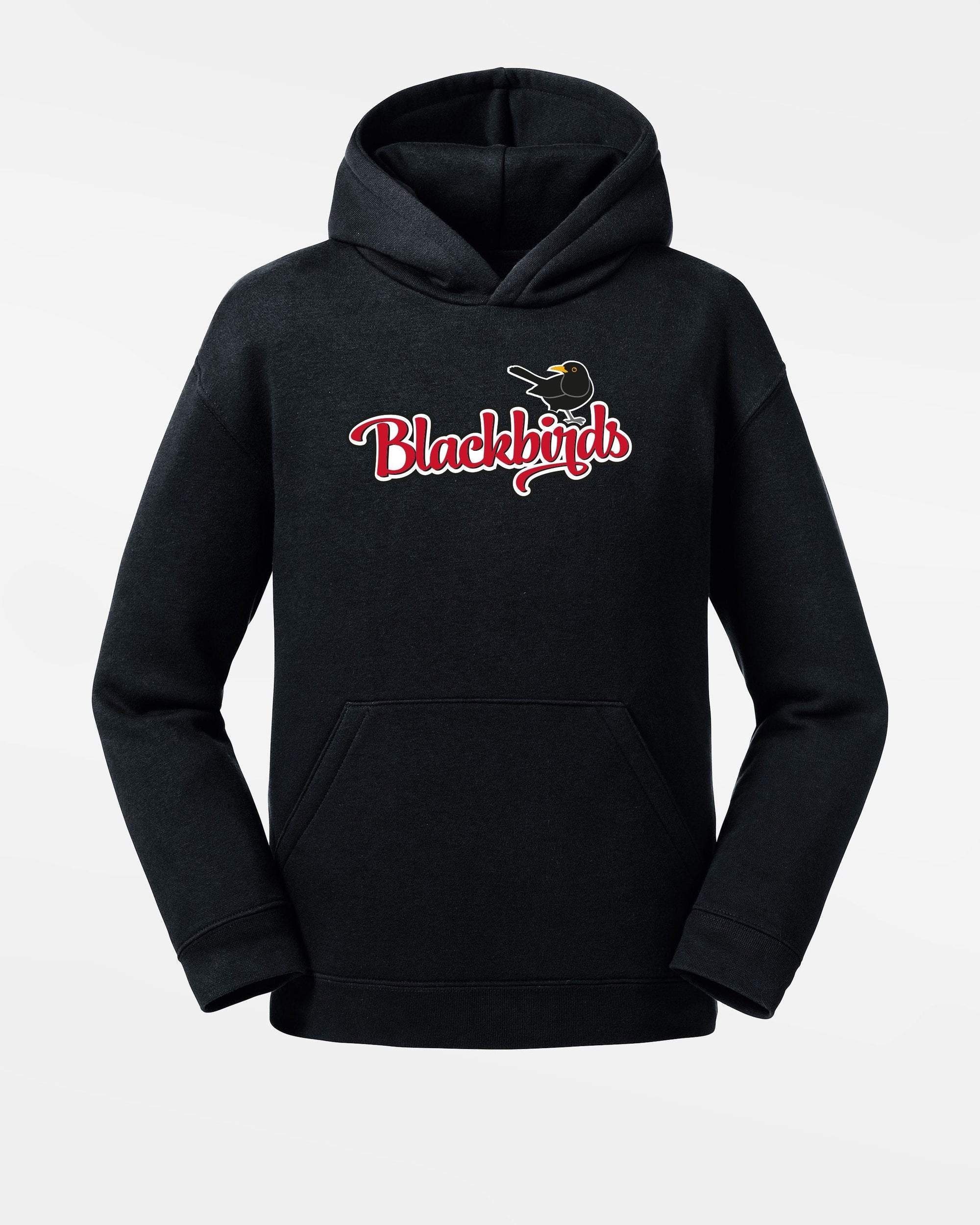 Russell Kids Premium Heavy Hoodie "Wolfsburg Blackbirds", Bird, schwarz-DIAMOND PRIDE