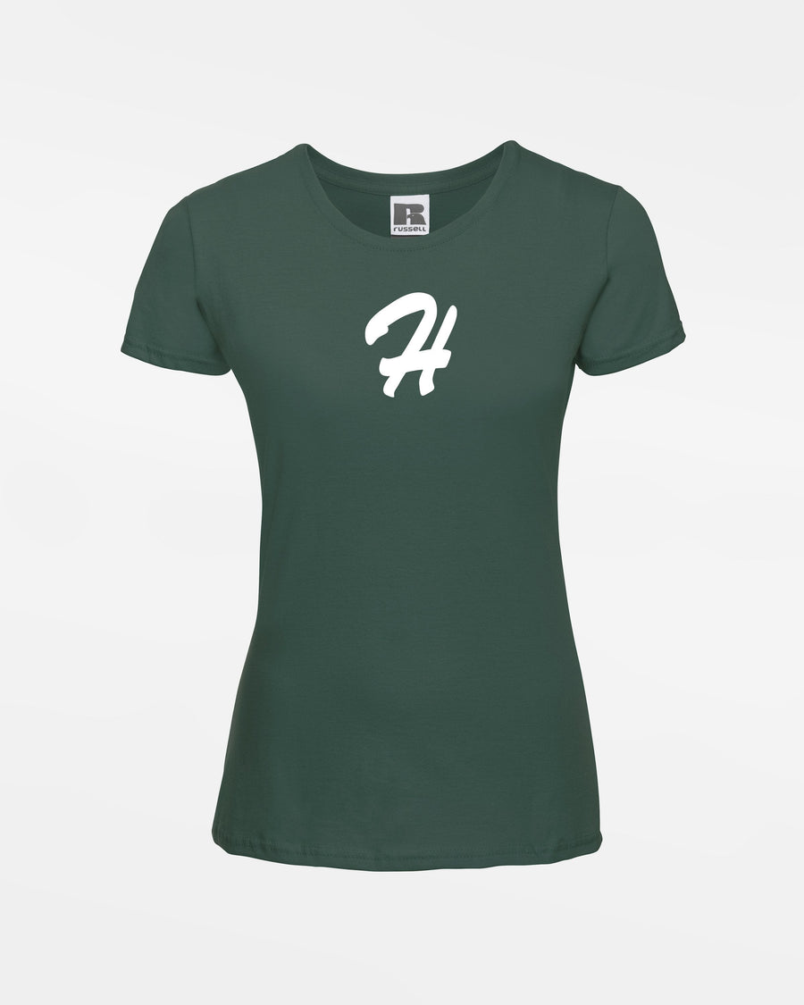 Russell Ladies Basic T-Shirt "Herrenberg Wanderers", H, dunkelgrün-DIAMOND PRIDE