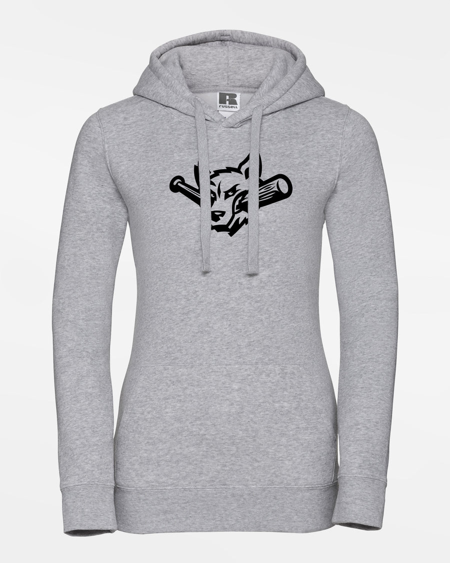 Russell Ladies Premium Heavy Hoodie "Laufer Wölfe", Wolf, heather grau-DIAMOND PRIDE