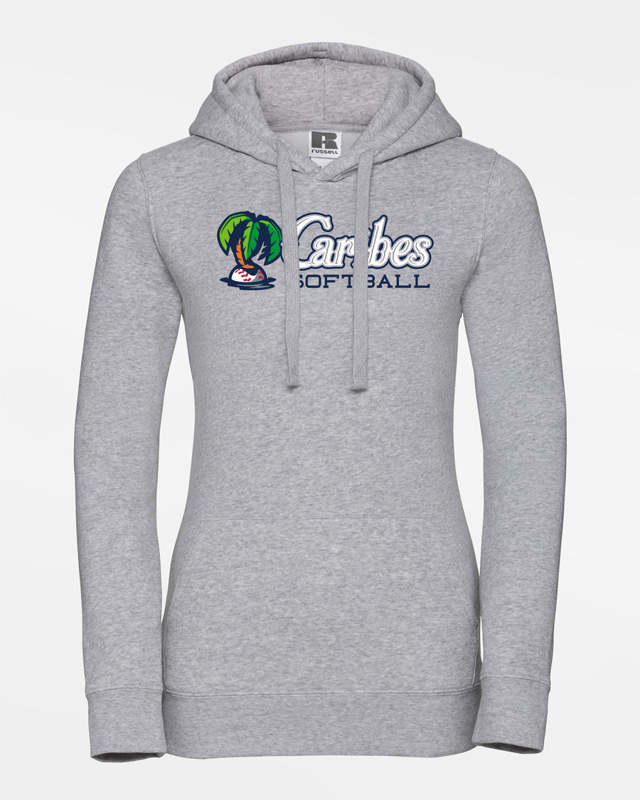 Russell Ladies Premium Heavy Hoodie "Munich Caribes", Softball, heather grau-DIAMOND PRIDE