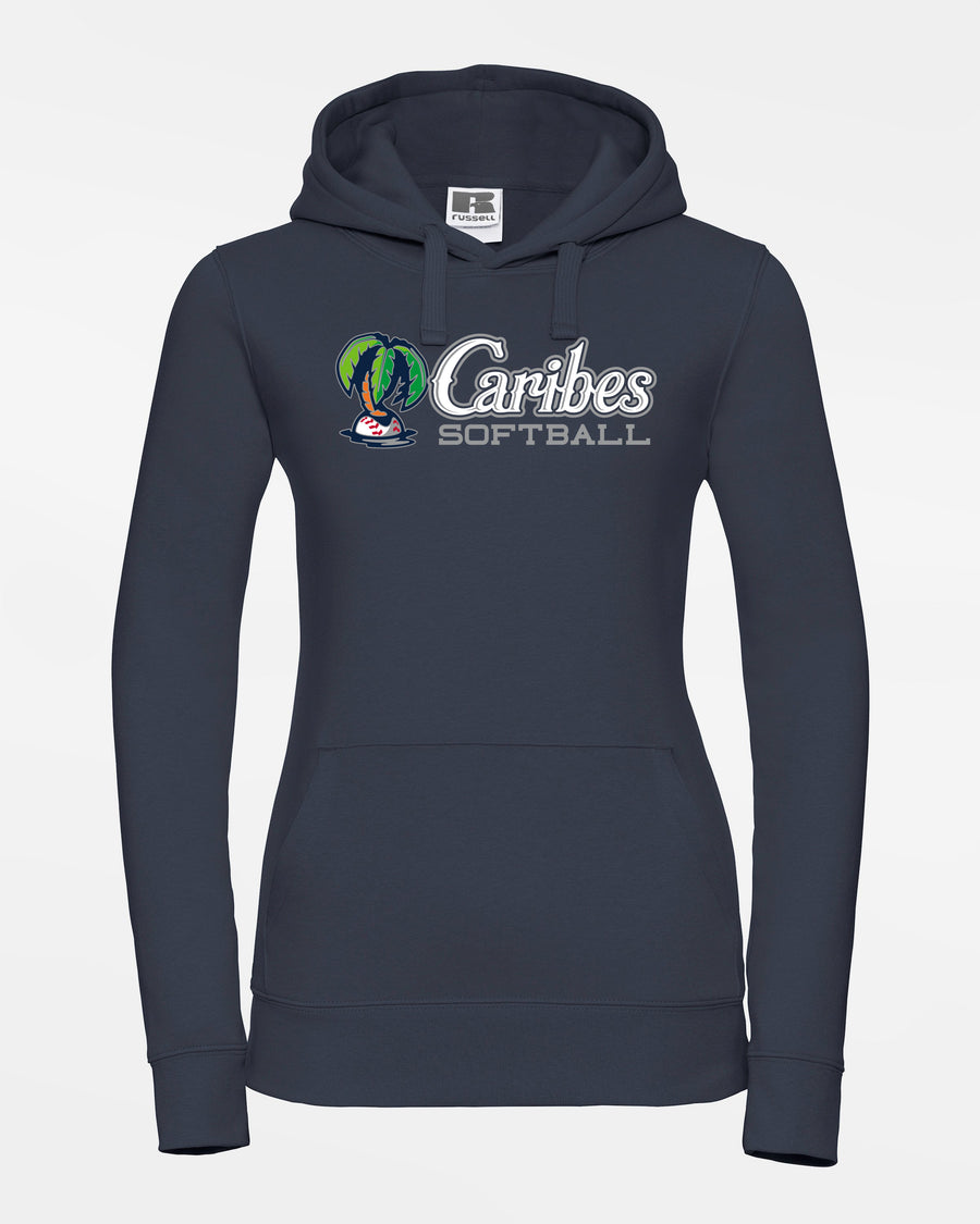 Russell Ladies Premium Heavy Hoodie "Munich Caribes", Softball, navy blau-DIAMOND PRIDE