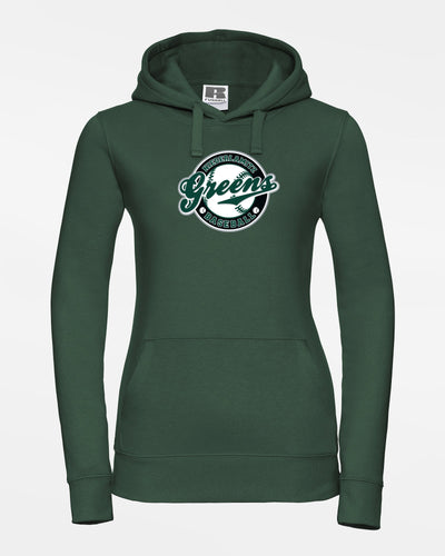 Russell Ladies Premium Heavy Hoodie "Niederlamitz Greens", Crest, dunkelgrün-DIAMOND PRIDE