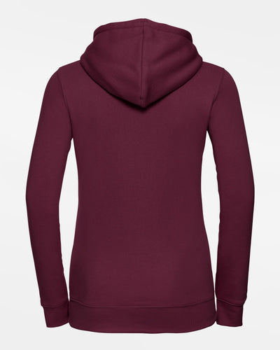 Russell Ladies Premium Heavy Hoodie "Wesseling Vermins", V & Vermins, maroon-rot-DIAMOND PRIDE