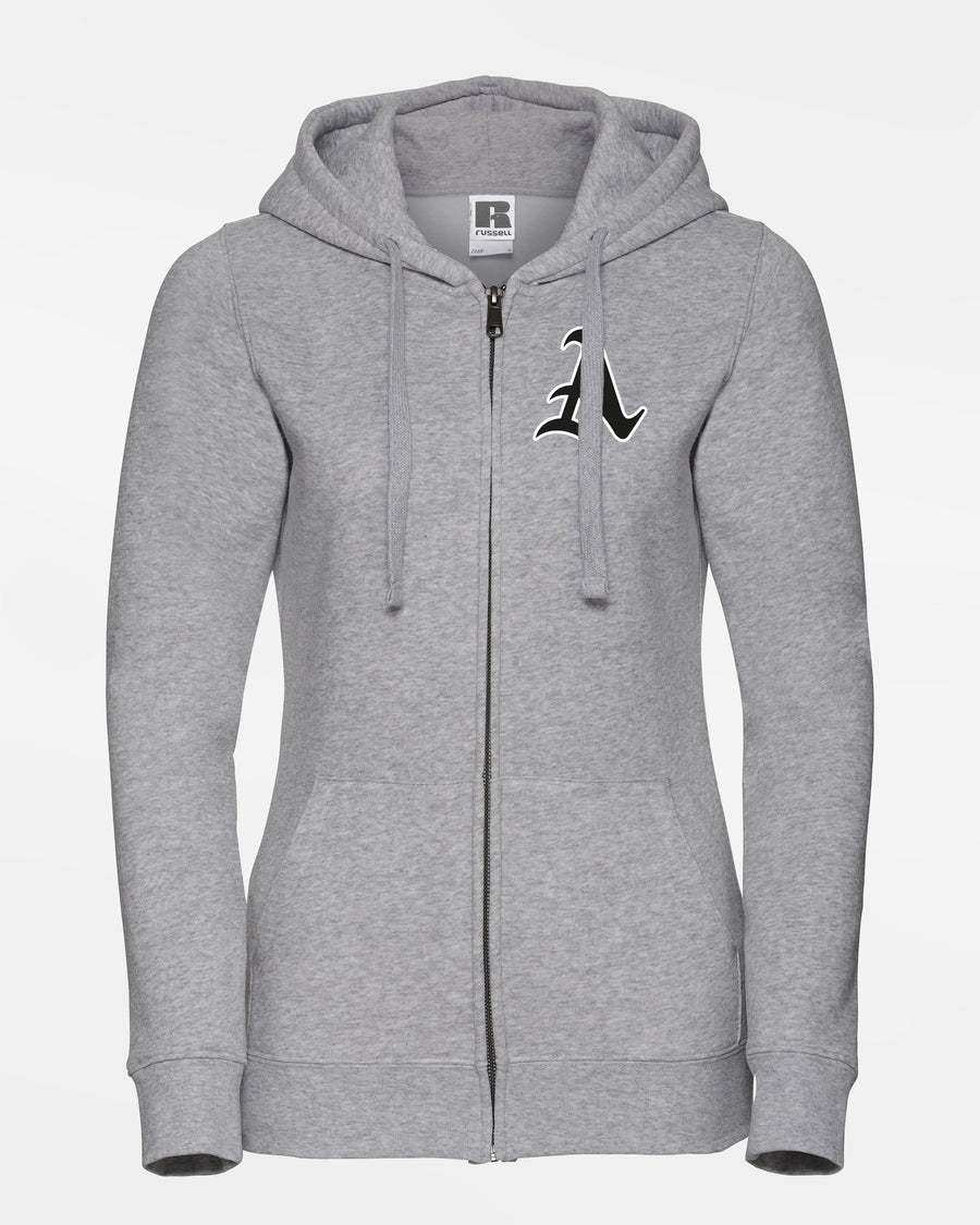Russell Ladies Premium Heavy Zip-Hoodie "Altdorf Icesharks", A, heather grau-DIAMOND PRIDE