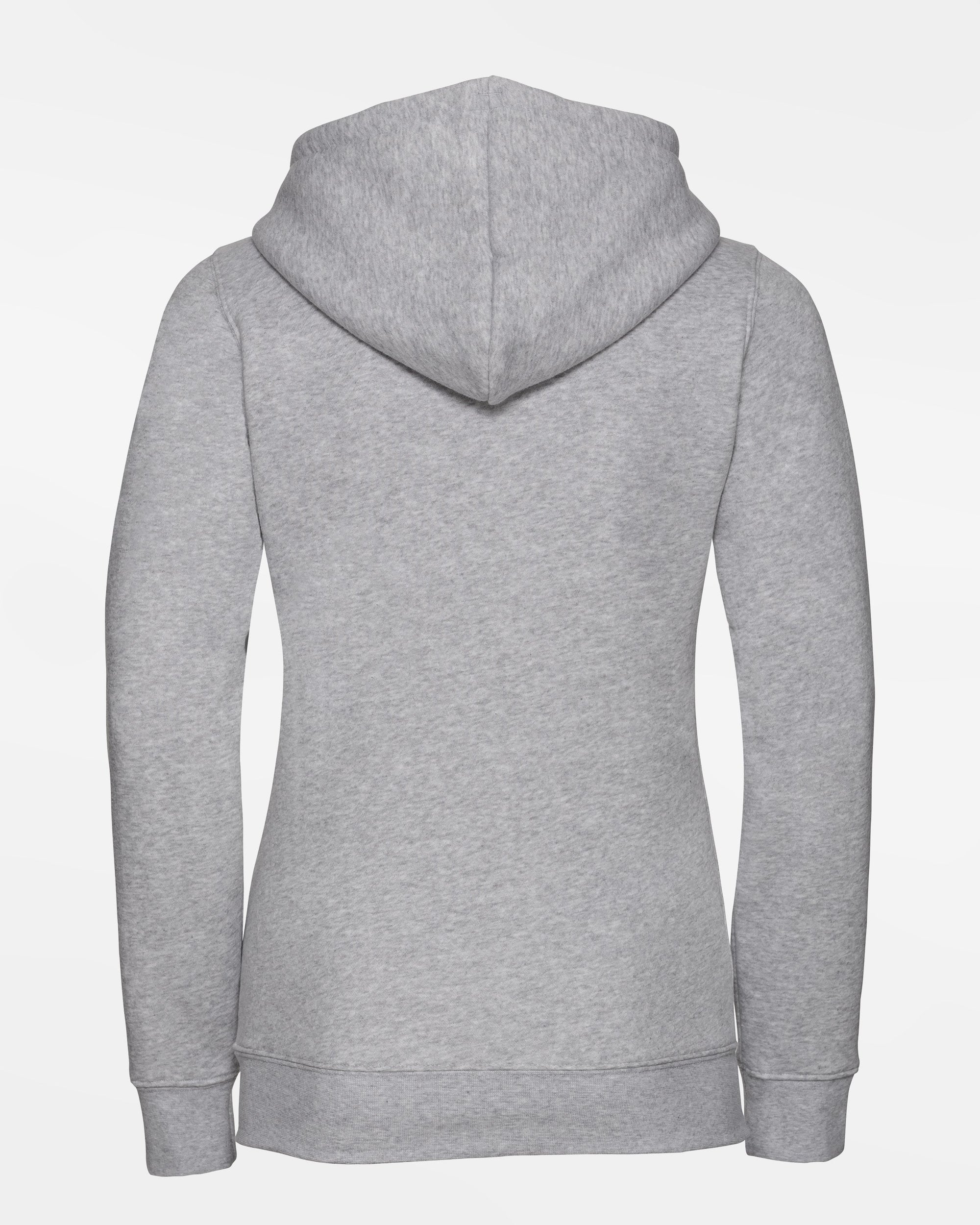Russell Ladies Premium Heavy Zip-Hoodie "Hard Bulls", heather grau-DIAMOND PRIDE