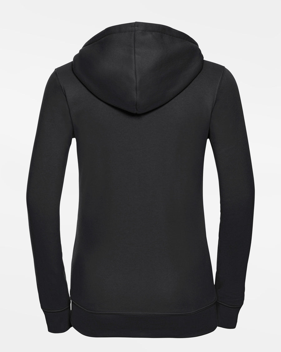 Russell Ladies Premium Heavy Zip-Hoodie "Füssen Royal Bavarians", RB, schwarz-DIAMOND PRIDE