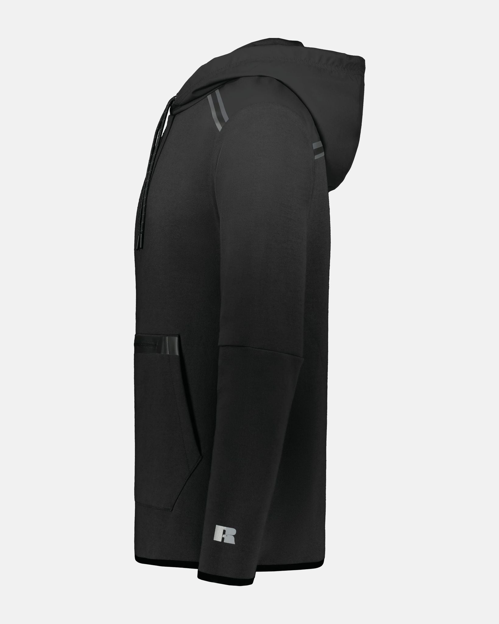 Russell Legend Long Sleeve Tech Fleece Hoodie "Hard Bulls", HB, schwarz