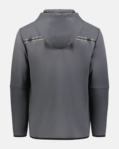 Russell Legend Long Sleeve Tech Fleece Hoodie "Wolfsburg Blackbirds", Bird, dunkelgrau