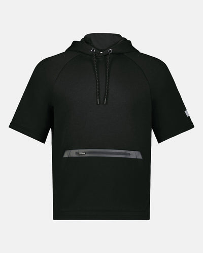 Russell Legend Short Sleeve Tech Fleece Hoodie, schwarz