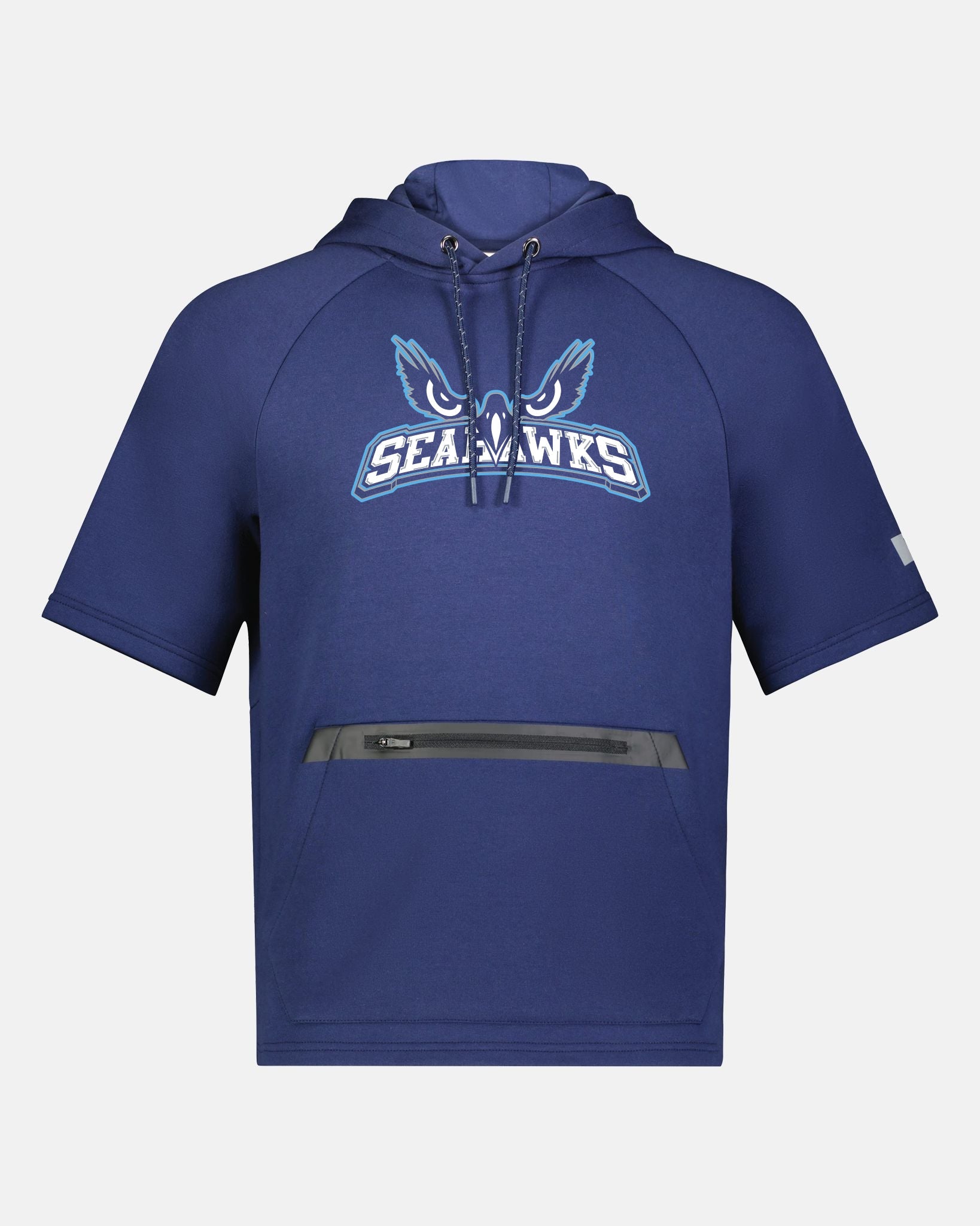 Russell Legend Short Sleeve Tech Fleece Hoodie "Kiel Seahawks", navy blau