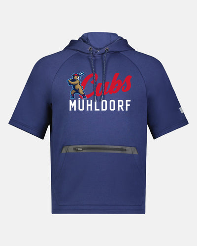 Russell Legend Short Sleeve Tech Fleece Hoodie "Mühldorf Cubs", Primary Logo, navy blau
