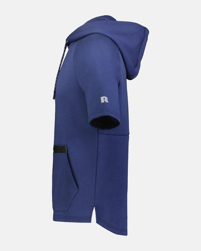 Russell Legend Short Sleeve Tech Fleece Hoodie "Munich Caribes", Script, navy blau