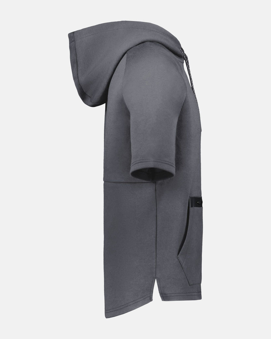 Russell Legend Short Sleeve Tech Fleece Hoodie, dunkelgrau