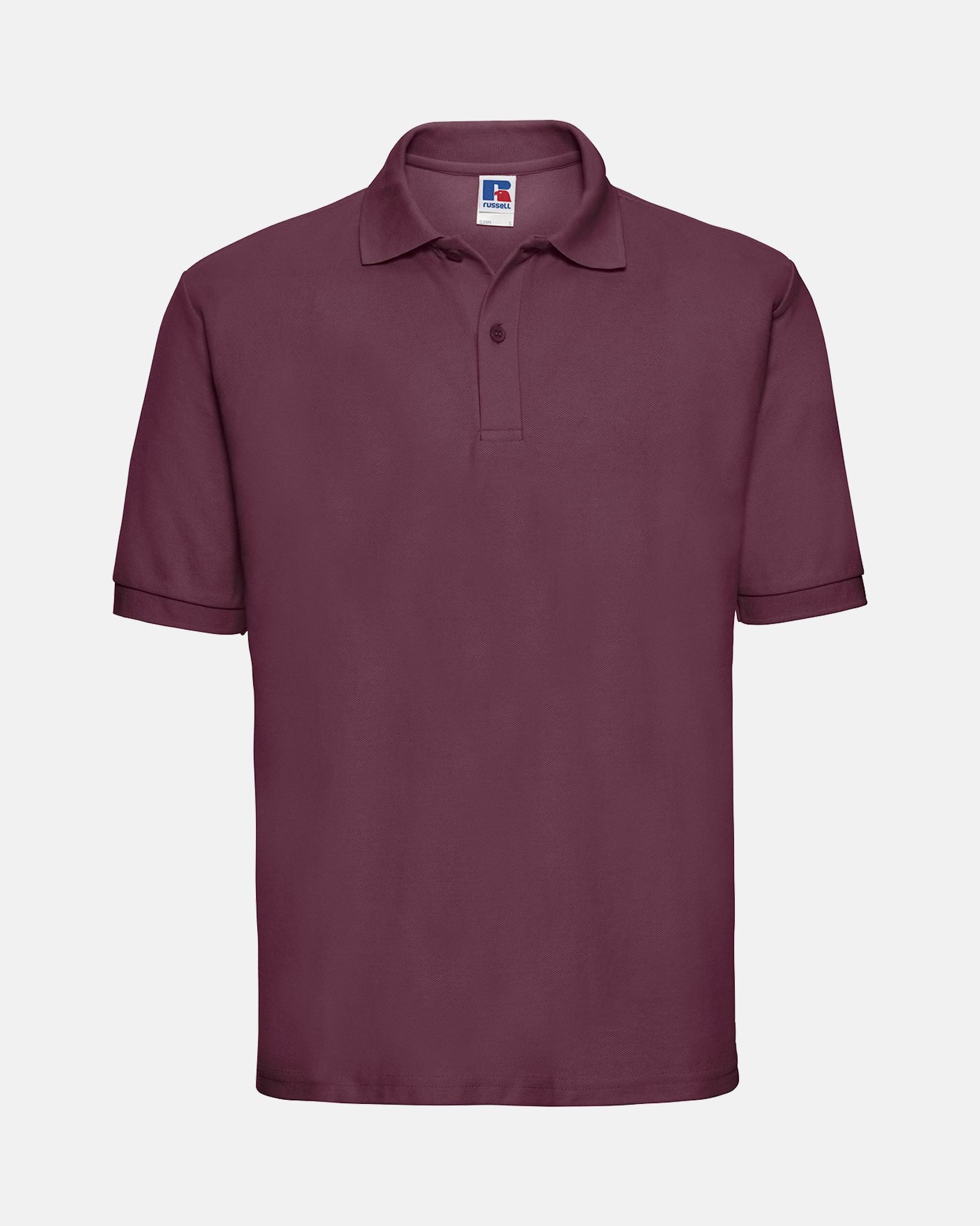 Russell Polo-Shirt, maroon rot-DIAMOND PRIDE