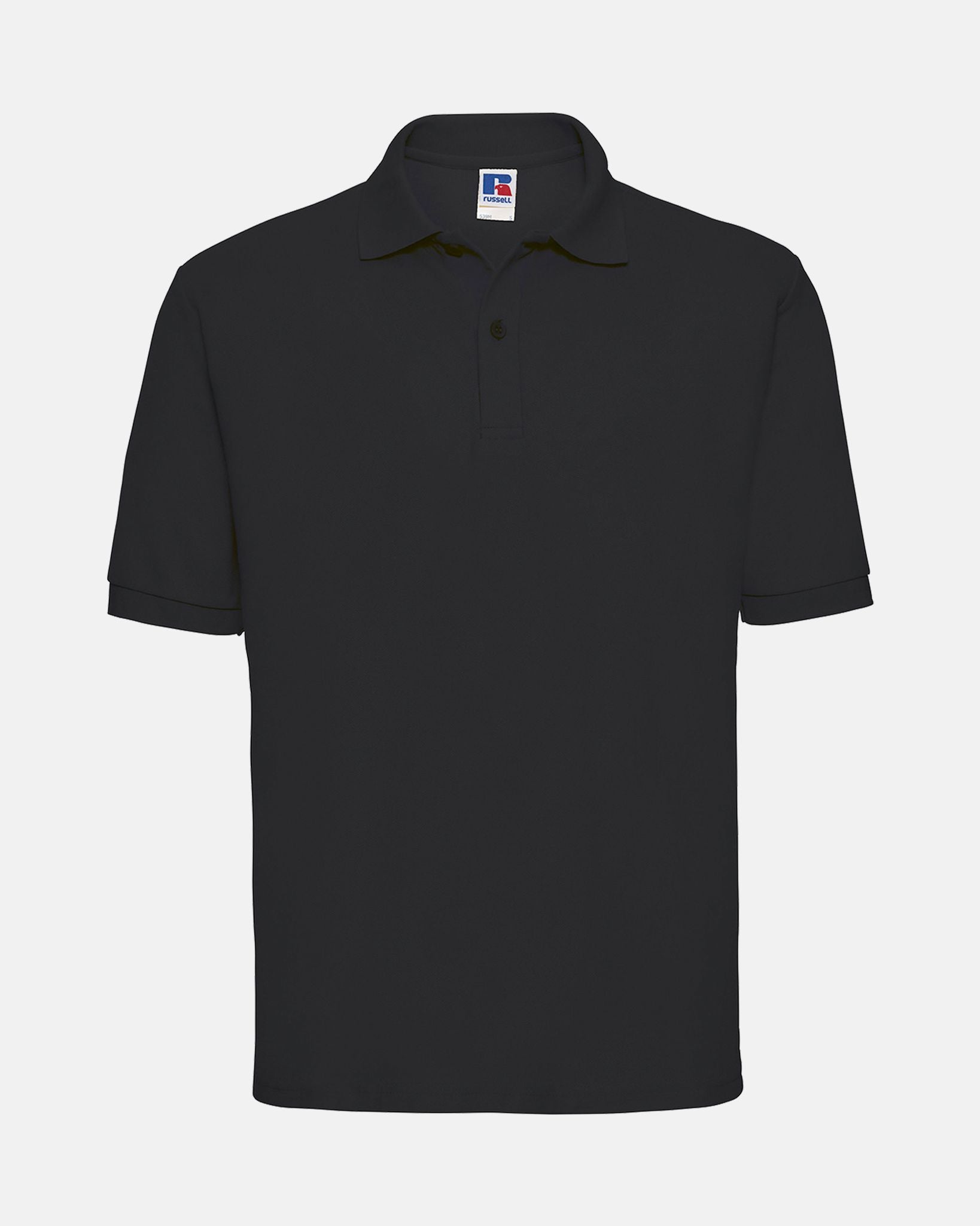 Russell Polo-Shirt, schwarz-DIAMOND PRIDE