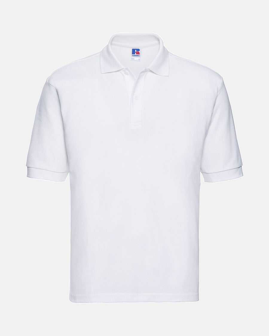 Russell Polo-Shirt, weiss-DIAMOND PRIDE