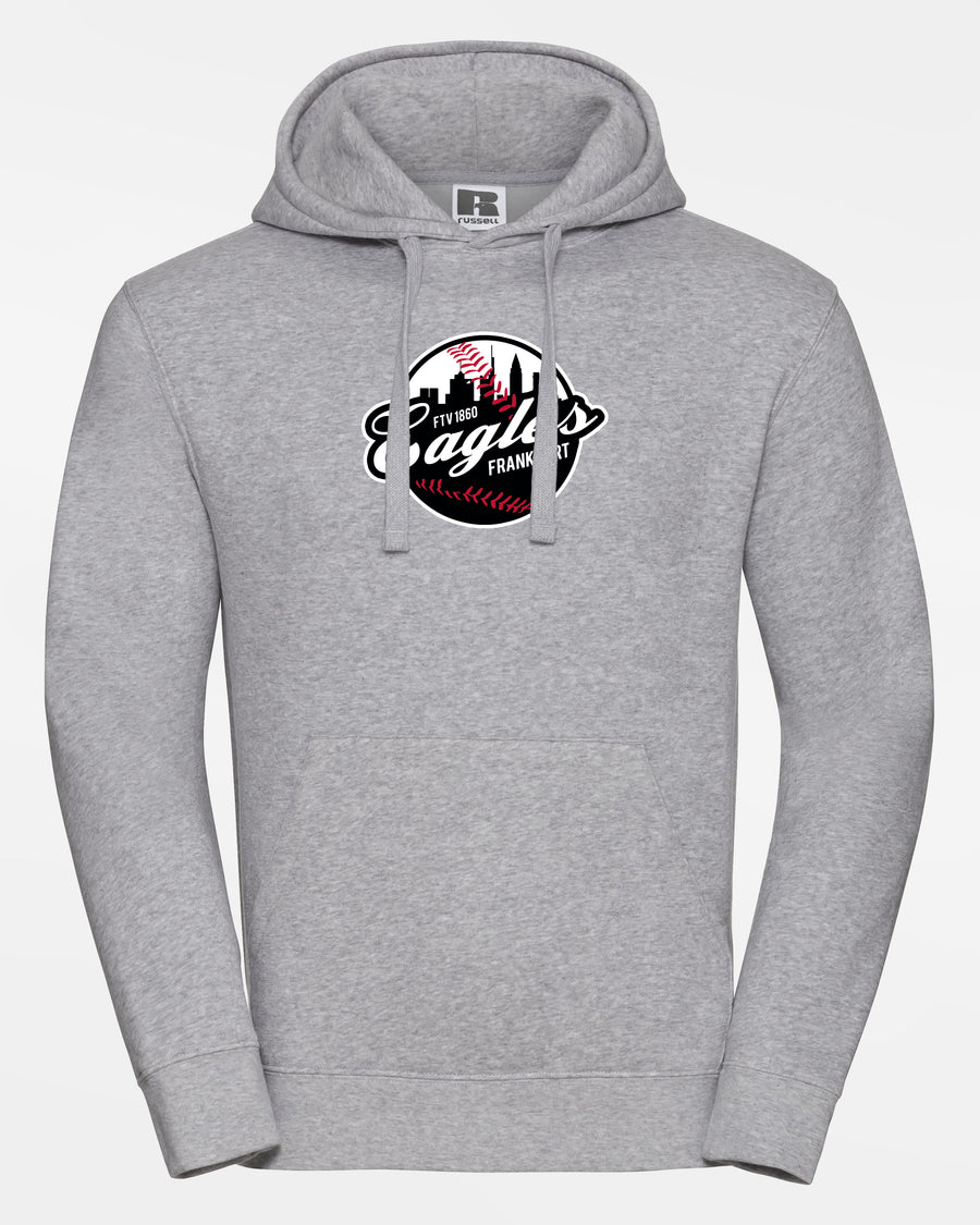 Russell Premium Heavy Hoodie "Frankfurt Eagles", Crest, heather grau-DIAMOND PRIDE