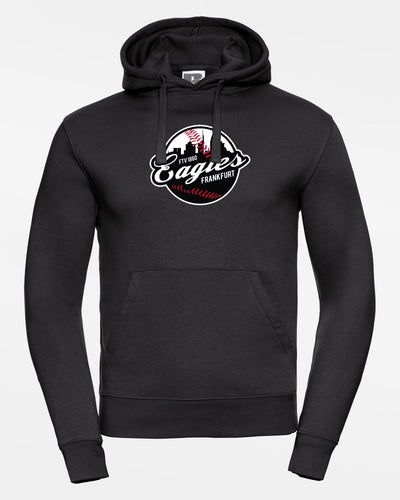 Russell Premium Heavy Hoodie "Frankfurt Eagles", Crest, schwarz-DIAMOND PRIDE