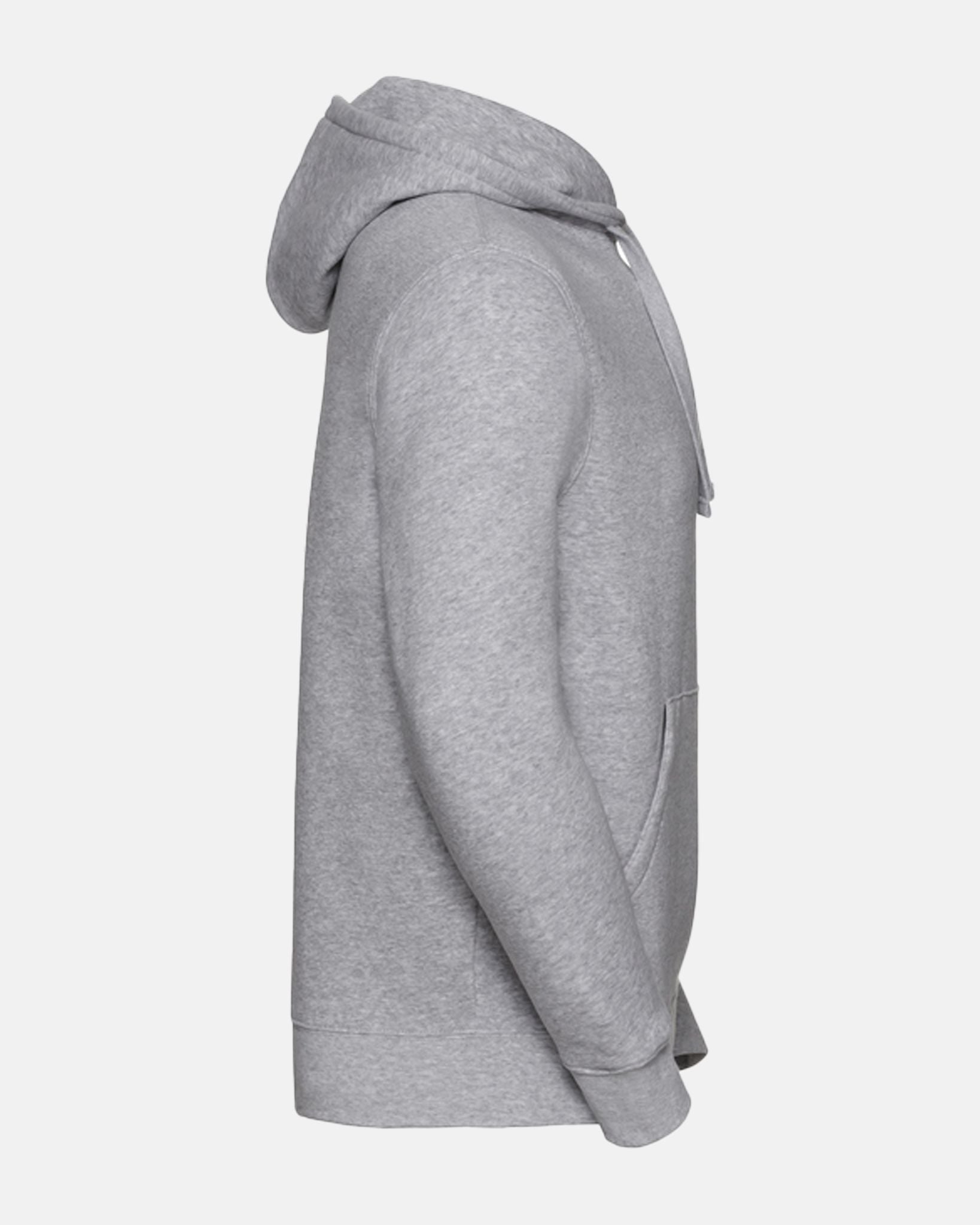 Russell Premium Heavy Hoodie "Gröbenzell Bandits", Script, heather grau-DIAMOND PRIDE