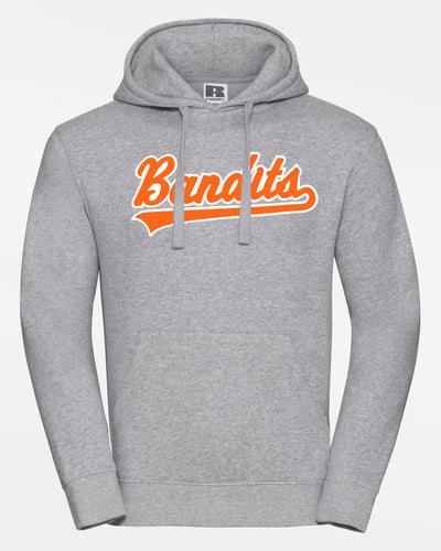 Russell Premium Heavy Hoodie "Gröbenzell Bandits", Script, heather grau-DIAMOND PRIDE