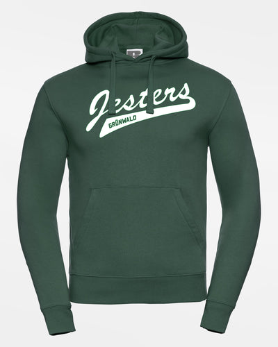 Russell Premium Heavy Hoodie "Grünwald Jesters", Script, dunkelgrün-DIAMOND PRIDE