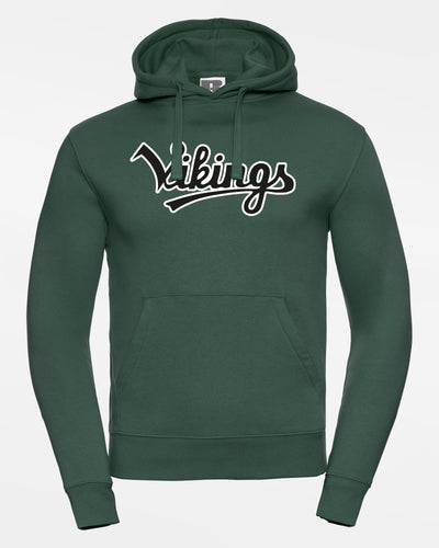 Russell Premium Heavy Hoodie „Kufstein Vikings“, Script, dunkelgrün-DIAMOND PRIDE