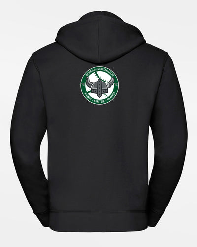 Russell Premium Heavy Hoodie „Kufstein Vikings“, VS & Crest, schwarz-DIAMOND PRIDE