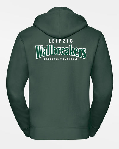 Russell Premium Heavy Hoodie "Leipzig Wallbreakers", Crest & Primary Logo, dunkelgrün-DIAMOND PRIDE