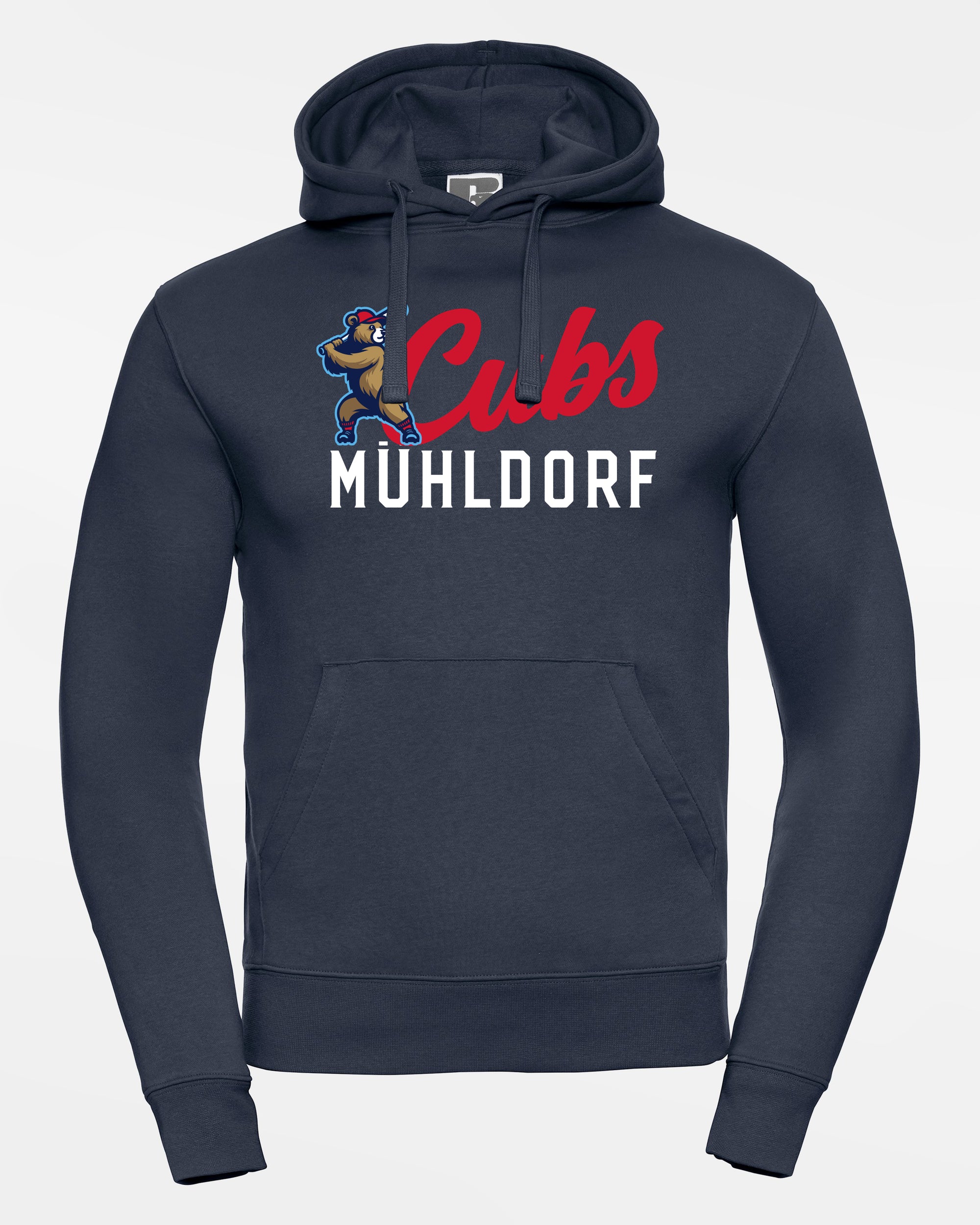 Russell Premium Heavy Hoodie "Mühldorf Cubs", Primary Logo, navy blau-DIAMOND PRIDE