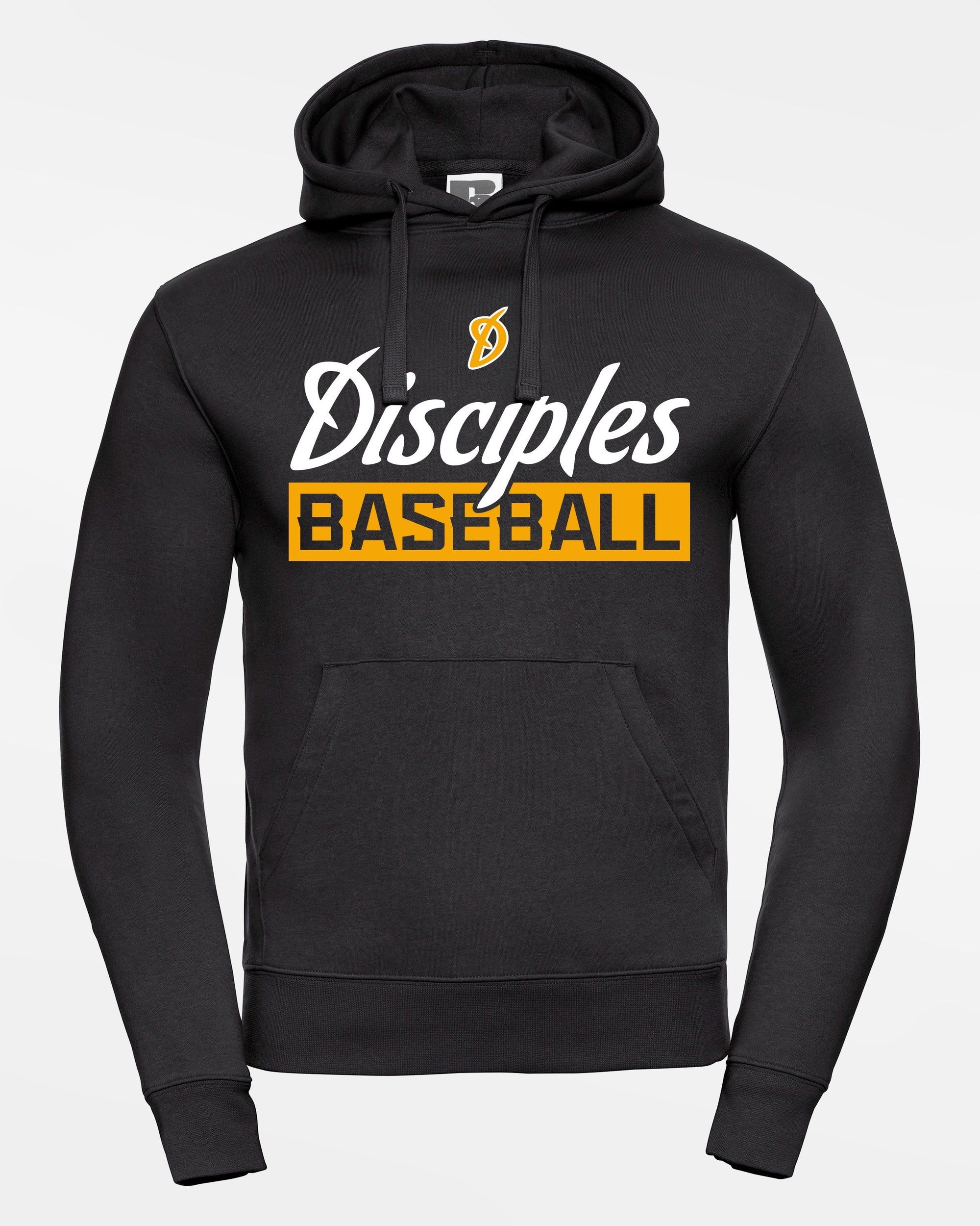 Russell Premium Heavy Hoodie "Munich-Haar Disciples", Baseball, schwarz-DIAMOND PRIDE