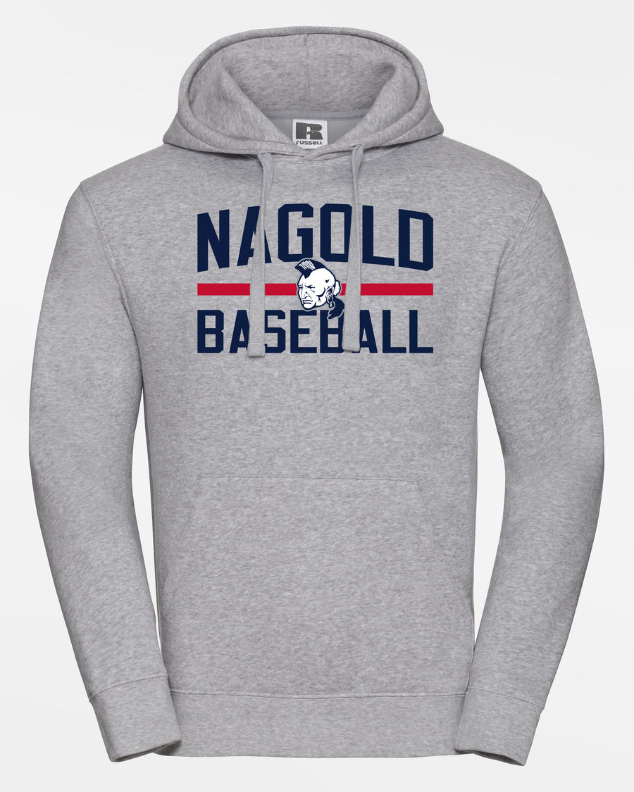 Russell Premium Heavy Hoodie "Nagold Mohawks", Baseball, heather grau-DIAMOND PRIDE