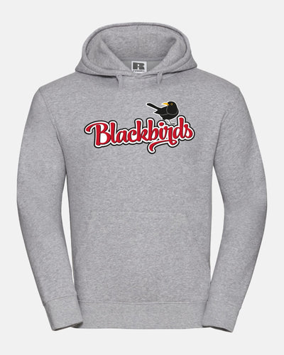 Russell Premium Heavy Hoodie "Wolfsburg Blackbirds", Bird, heather grau-DIAMOND PRIDE