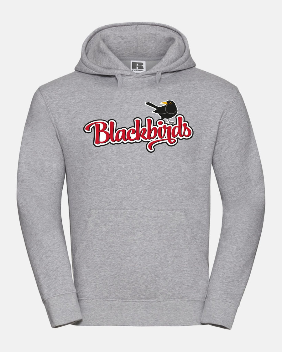Russell Premium Heavy Hoodie "Wolfsburg Blackbirds", Bird, heather grau-DIAMOND PRIDE
