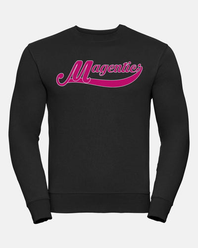 Russell Premium Heavy Sweater "Bonn Magentics", Magentics, schwarz-DIAMOND PRIDE