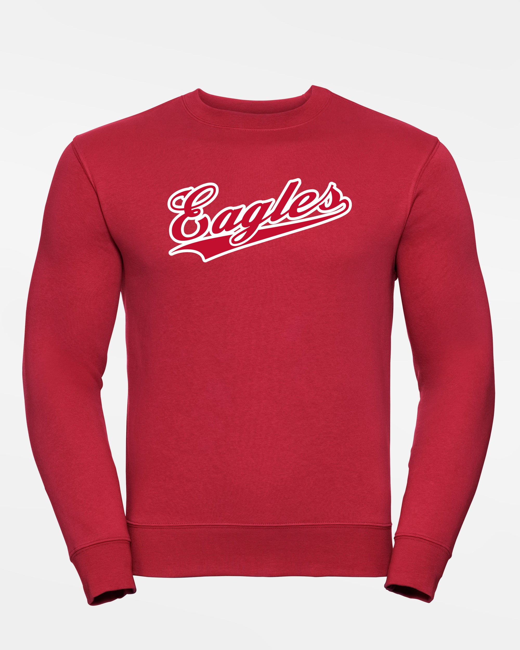 Russell Premium Heavy Sweater "Frankfurt Eagles", Eagles, rot-DIAMOND PRIDE