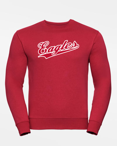 Russell Premium Heavy Sweater "Frankfurt Eagles", Eagles, rot-DIAMOND PRIDE