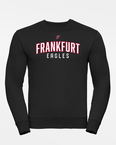 Russell Premium Heavy Sweater "Frankfurt Eagles", Script, schwarz-DIAMOND PRIDE