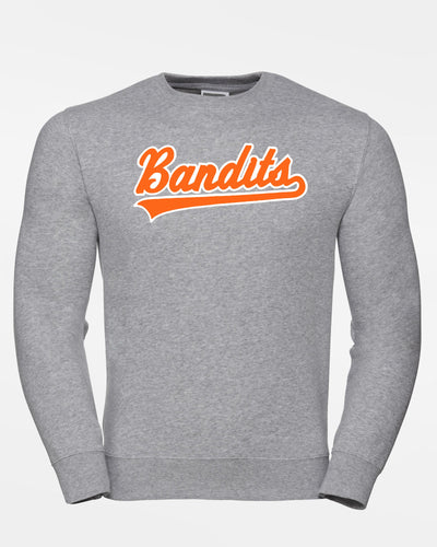 Russell Premium Heavy Sweater "Gröbenzell Bandits", Script, heather grau-DIAMOND PRIDE