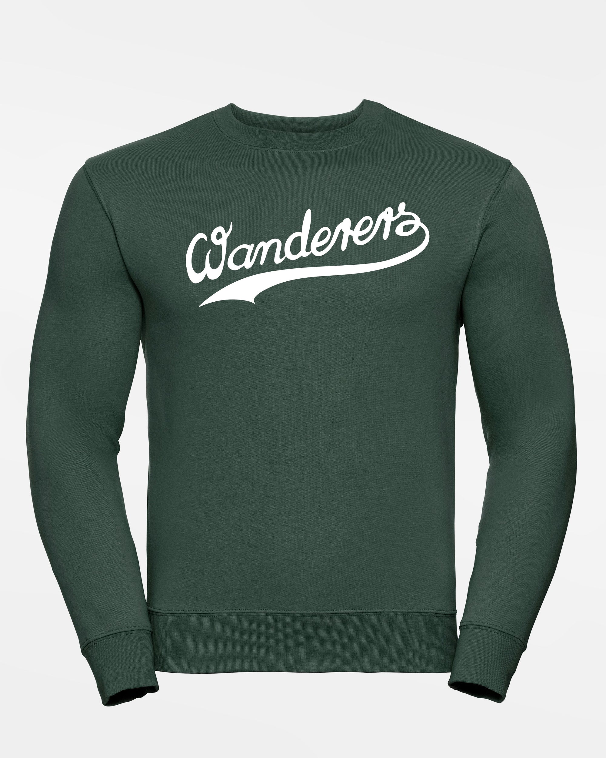 Russell Premium Heavy Sweater "Herrenberg Wanderers", Script, dunkelgrün-DIAMOND PRIDE
