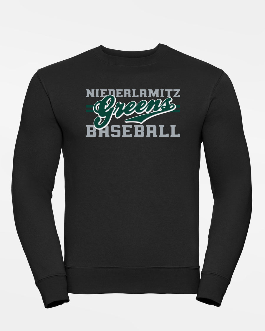 Russell Premium Heavy Sweater "Niederlamitz Greens", Primary Logo, schwarz-DIAMOND PRIDE