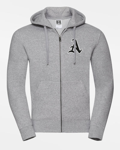 Russell Premium Heavy Zip-Hoodie "Altdorf Icesharks", A, heather grau-DIAMOND PRIDE
