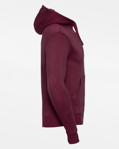 Russell Premium Heavy Zip-Hoodie, "Berlin Flamingos", Crest Baseball, burgundy-DIAMOND PRIDE