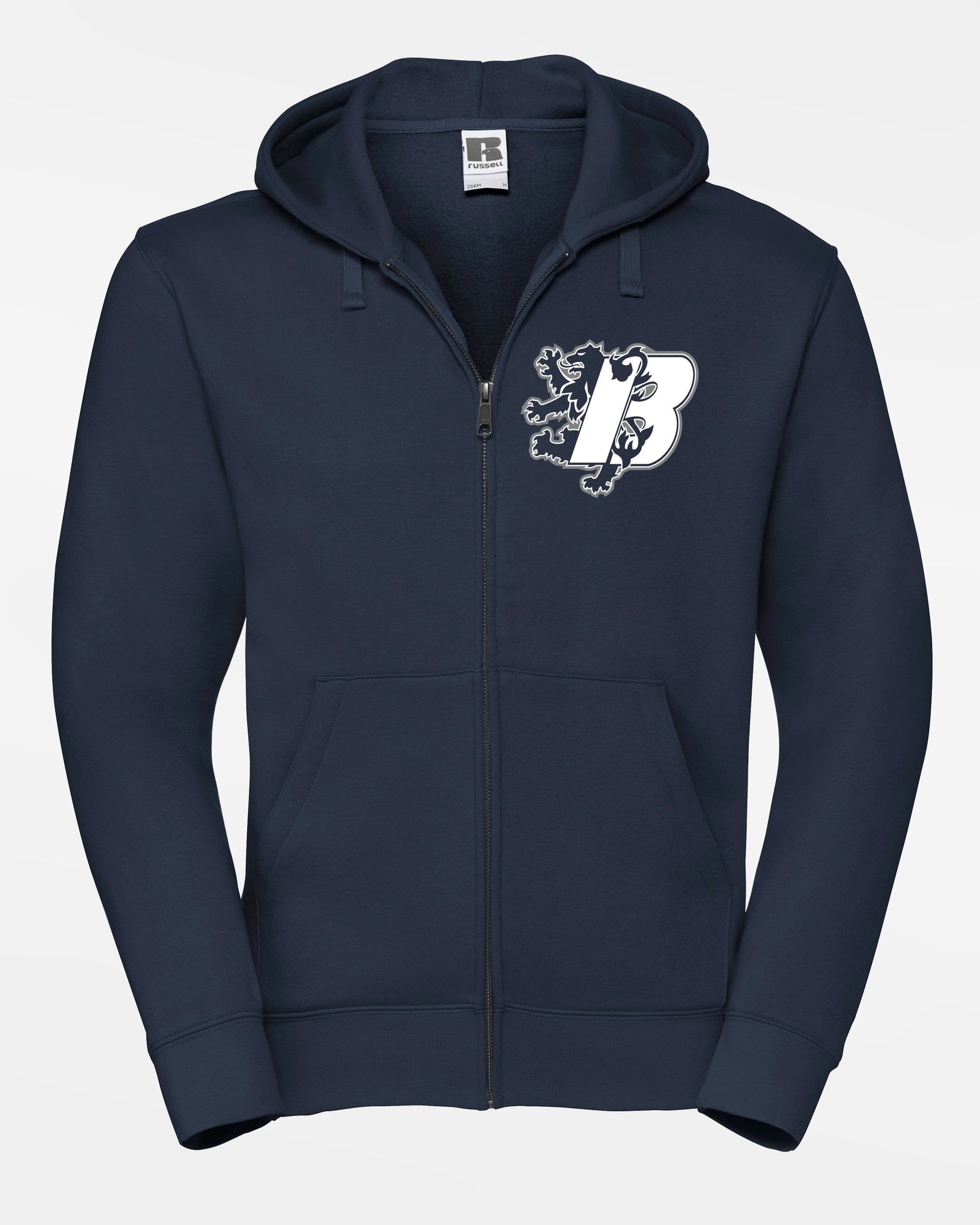 Russell Premium Heavy Zip-Hoodie "Braunschweig 89ers", B, navy blau-DIAMOND PRIDE