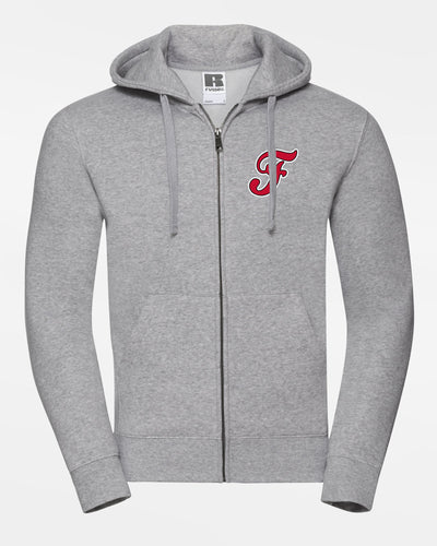 Russell Premium Heavy Zip-Hoodie "Frankfurt Eagles", F, heather grau-DIAMOND PRIDE
