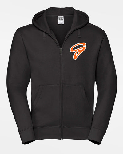 Russell Premium Heavy Zip-Hoodie "Gröbenzell Bandits", G, schwarz-DIAMOND PRIDE