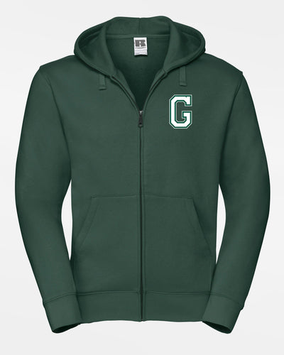 Russell Premium Heavy Zip-Hoodie "Grünwald Jesters", G, dunkelgrün-DIAMOND PRIDE